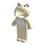 ♬꒰┊cute beige bear onesie