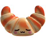 cute big croissant 