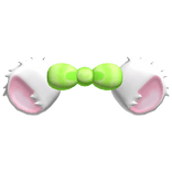 🍀 cute bijou kawaii ears w green bow