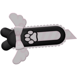 Cute Black & Pink Bunny Paw Box Cutter (Mouth)