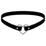 Cute Black & White Heart Choker
