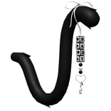 Cute Black Baby Kitty Tail