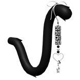 Cute Black Baby Kitty Tail