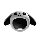 cute black bunny hood