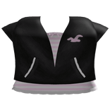 cute black cardigan with ruffles