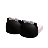 Cute Black Cat Slippers