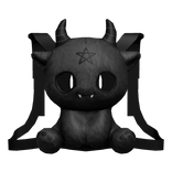 Cute Black Demon Backpack w/ Following Eyes [1.0]