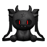 Cute Black Demon Backpack w/ Following Eyes [1.0]