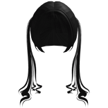 cute black dollette pigtails