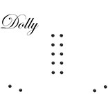 cute black dolly tattoo w black body piercings 