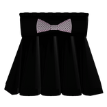◟Cute Black Dress With Pink Polka Dot Bow ♡˶