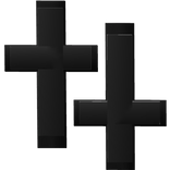 Cute black emo crosses
