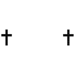 cute black emo studded cross cheek piercings