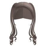 cute black long pigtails