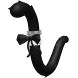Cute Black Maid Kitty Tail