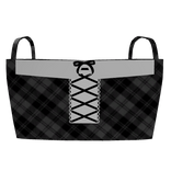 Cute black plaid top