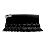 cute black polkadot top