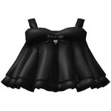 Cute Black Ruffle Dress
