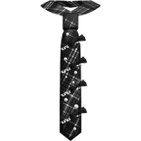 Cute Black Ruffled Lace Tie 3.0