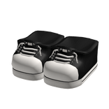 ♡ : cute black spiked emo canvas shoes