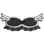 Cute Black Valentines Angel Top