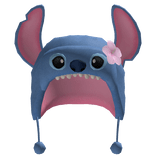 Cute Blue Animated Alien Fluffy Ushanka