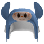 Cute Blue Animated Alien Labubu Plushie Ushanka