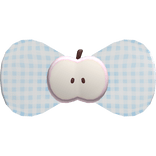 cute blue pink apple hair clip