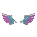 Cute Blue Pink Sparkling Angel Wings (Addon)