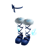 Cute Blue Princess Shoes