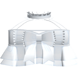 Cute Blue Ruffled Doll Top with Bows