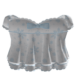 Cute Blue Snowflake Christmas Dress ♡