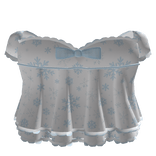Cute Blue Snowflake Christmas Dress ♡