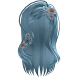 Cute Blue Summer Flower Hair