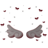 Cute Bows Aura with Wings