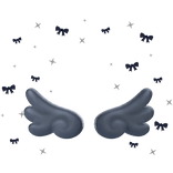 Cute Bows Aura with Wings