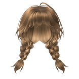 🍀Cute Braided Pigtails (Honey Blonde)