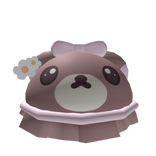 Cute Brown Bear Hat w/ Pink Bow