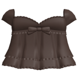 ♡ ꒰ Cute Brown Bow Dress