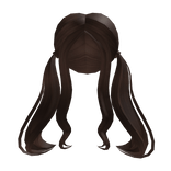 Cute Brown Low Pigtails