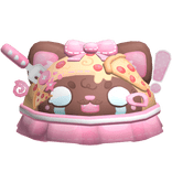 Cute Brown Pizza Kitty Hat