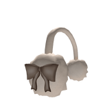 Cute Brown Winter Ribbon Earmuffs