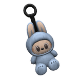 Cute Bubu Monster Blue Keychain