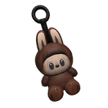 Cute Bubu Monster Brown Keychain