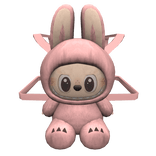 Cute Bubu Monster Pink Backpack 1.0