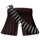 cute bullet belt split dress in lace red 3.0