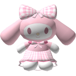 ୨♡cute bunny backpack w/ pink dress and pink bow♡୧