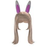 Cute Bunny Blonde Hair