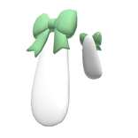 ♡ cute bunny ears with bow - Green