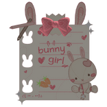 ʚ cute bunny girl sticky note ɞ